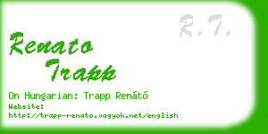 renato trapp business card